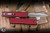 Microtech Ultratech Gen IV OTF Automatic Knife Merlot Aluminum 3.5" M390 Serrated Dagger Stonewash 11224-D12MR