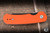 Civilware Puncher Folding Knife Orange G10 2.5" D2 Black