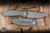 Shirogorov Knives Neon Lite Lefty Folding Knife Titanium 3.34" Elmax Stonewash