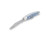 Buck 303 Cadet Slip Joint Knife Blue Acetal Copolymer 2.63" 420HC Multi-Blade Satin 0303BLS-B