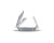 Buck 303 Cadet Slip Joint Knife Grey Acetal Copolymer 2.63" 420HC Multi-Blade Satin 0303GYS2-B