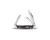 Buck 303 Cadet Slip Joint Knife Ebony Wood 2.63" 420HC Multi-Blade Satin 0303BRS2-B