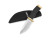 Buck Knives 692 Vanguard Fixed Blade Knife Black Textured Rubber 4.25" 420HC Drop Point Satin 0692BKS