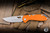 Buck 724 Mustang Folding Knife Orange Aluminum 3.25" 420HC Drop Point 07242ORS-B
