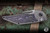 Hypercut Dharma Automatic Folding Knife Purple Flow Camo Carbon 3.2" S45VN  Tanto 2-Tone S/N:64