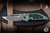 Hypercut Dharma Automatic Folding Knife Green Skeletonized Titanium 3.2" S45VN  Tanto 2-Tone S/N:47