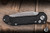 Preowned-Microtech LUDT Gen III Automatic Folding Knife Black 3.4" M390 Stonewash Serrated 1135-11