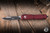 Preowned-Microtech UTX-70 OTF Automatic Knife Merlot Red 2.4" M390 Black 148-1MR