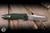 Preowned-Benchmade Osborne Automatic Folding Knife Green Aluminum 3.4" S30V Satin Reverse Tanto 9400