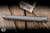 Preowned-Reate EXO OG Gravity Knife Titanium Shred CF 3.75" Elmax Satin
