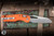 Preowned-Microtech MSI Ram-Lok Manual Orange G10 3.75" M390 Stonewash  MCT210-10GTOR