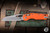 Preowned-Microtech MSI Ram-Lok Manual Orange G10 3.75" M390 Stonewash Serrated MCT210-12GTOR