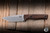 Benchmade Slipridge Fixed Blade Knife Dark Brown Stabilized Wood 3.7" Magnacut Drop Point Satin 15650