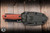 Benchmade Slipridge Fixed Blade Knife Rust Orange G10 3.7" Magnacut Drop Point Satin 15650-01