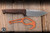 Benchmade Slipridge Fixed Blade Knife/Guthook Knife Combo Dark Brown Stabilized Wood 3.7" Magnacut Drop Point Satin 15650-KIT