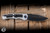 Heretic Knives "Wraith" V4 Automatic Folding Knife Blizzard Aluminum 4" MagnaCut Bowie Battleworn Black H000-8A-BLZ