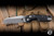 Microtech MSI Mini Ram-Lok Knife Black Frag Aluminum 3.25" M390 Wharncliffe Stonewash 210M-10FR