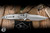 Microtech Marfione Select Socom Elite Manual Folding Knife Titanium, Blue Accents 4" M390 Spearpoint Stonewash 160RLS-10SMS3