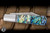 Jack Wolf Knives Gateway Barlow V2 Folding Knife Abalone  2.98" 14C28N Satin
