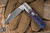 Jack Wolf Knives Gateway Barlow Folding Knife Miami CamoCarbon  2.98" 14C28N Satin