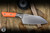 Microtech Santoku Kitchen Knife Ember G10 6" M390 Stonewash 3200B-10EM