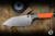 Microtech Santoku Kitchen Knife Ember G10 6" M390 Stonewash 3200B-10EM
