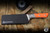 Microtech Santoku Kitchen Knife Ember G10 6" M390 Stonewash 3200B-10EM