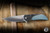 Herman Custom Knives DragonFly Folder Knife Titanium/Glow in the Dark FC 1.18" M398 Clip Point Very Shiny Stonewash