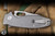 Demko Knives Shark-A-Tac Soft Touch Folding Knife Smooth Titanium 3.5" MagnaCut Clip Point Stonewash