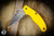Spyderco UK PenKnife Salt Slipit Salt Yellow Lightweight FRN 2.98" MagnaCut Leaf Serrated Satin