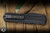 Microtech Cypher II OTF Automatic Knife Hefted DLC Titanium/Flamed Accents 3.5" M390 Dagger DLC Diamondwash 1242-1DLCDWFL