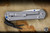 Left Handed-Chris Reeve Knives Large Sebenza 31 Folding Knife Glass Blasted Titanium, Blue Accents 3.6" MagnaCut Drop Point Polished L31-1017