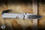 Left Hand-Chris Reeve Knives Large Sebenza 31 Folding Knife Glass Basted Titanium/Blue Accents 3.6" MagnaCut Drop Point Polished L31-1017
