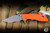 Rick Hinderer Knives XM-18 3" Bowie 20CV Working Finish Orange G10