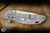 Preowned-Hinderer Knives XM-24 4.0" 20CV Swedged Spear, Textured Titanium Stonewash