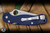Preowned-Spyderco Paramilitary 2 Dark Blue G10 3.4" S110V Satin C81GPDBL2
