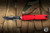 Microtech Ultratech Gen IV OTF Automatic Knife Red Aluminum 3.5" M390 Drop Point Black Part Serrated 11214-2RD