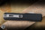 Microtech Ultratech Gen IV OTF Automatic Knife Black Aluminum 3.5" M390 Dagger Stonewash Serrated 11224-12