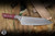 Microtech Chef Kitchen Cutlery Knife Merlot G10 Titanium Bolster 8" M390 Stonewash 3000B-10MR