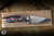 Herman Custom Knives Micro Sting Folding Knife Puzzle Titanium 2.8" MagnaCut Spear Point Mirror Polished