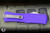 Microtech Hera II Mini Automatic OTF Knife Purple Aluminum 3" M390 Tanto Stonewash 1704M-10PU