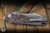 Hawk Knives Talon Folding Knife Dark Matter Copper Fat Carbon 3.5" M390 Tumbled EK-3211