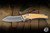 Hawk Knives Talon Folding Knife Antique Ivory Paper Micarta 3.5" M390 Satin EK-3215