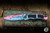 Heretic Knives "Wraith" V4 Automatic Folding Knife Aluminum 3.6" MagnaCut Drop Point Cotton Candy Cel Shade H000-CS-CC