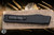 Heretic Knives NYX OTF Automatic Knife Black Aluminum 3.6" MagnaCut Tanto Two Tone H015-10A-T