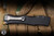 Microtech Marfione Custom Halo IV OTF Knife Black Aluminum 3.8" M390 Tanto Star Grind Mirror Polish 1151-SGMP