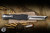 Microtech Marfione Custom Halo IV OTF Knife Black Aluminum 3.8" M390 Tanto Star Grind Mirror Polish 1151-SGMP