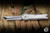 Marfione Custom Combat Troodon Hellhound Knife Satin Stippled Hardcut Alloy Flamed Ti Accent 3.8" Tanto Mirror Polish 1219-MPSASTFL