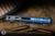 Microtech Marfione Select "MSI" Ram-LOK Folding Knife Antique Blue Frag Titanium Blue Accents 3.75" M390MK Sheepsfoot Apocalyptic 210-10APFRMS2