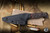 Half Face Blades Gulo Gulo Fixed Blade Knife Red Dark Matter Textured Carbon Fiber 3" S45vn American Steel Clip Point Armor Black Cerakote EK-3240